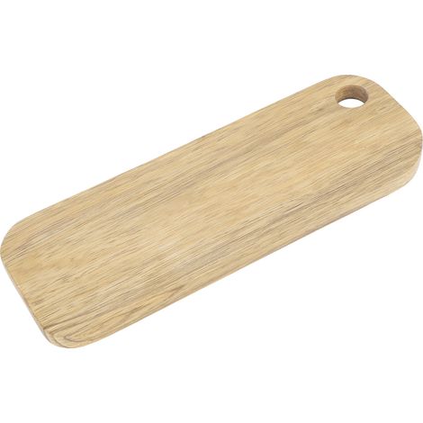 Planche à découper en bois avec trou de suspension, idéale pour le pain, les pizzas, les légumes, les fruits et le fromage. Style zèbre, rectangulaire, en L. (1/5)