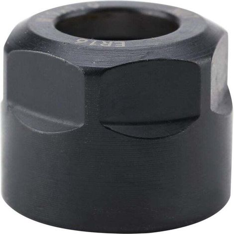 Écrous de serrage dynamiques ER16 A/M/A&M, écrou d'équilibrage, support de mandrin de fraisage CNC en métal, pièce de rechange pour tour (ER16-A&M- M191,0 noir) (1/4)
