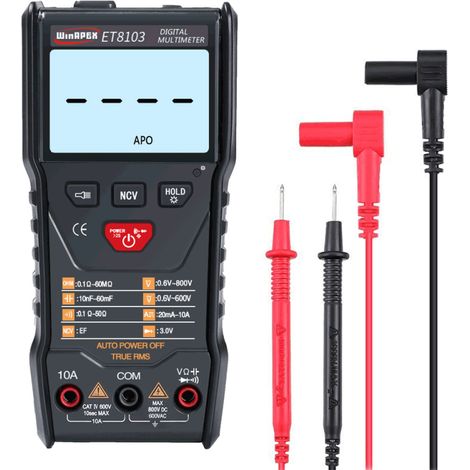 WinAPEX ET8103 Multimeter mit automatischer True-RMS-Messung