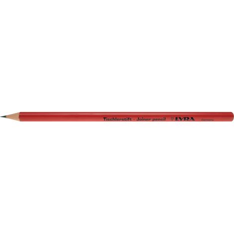 Tischlerbleistift 91T rund rot 17,5 cm