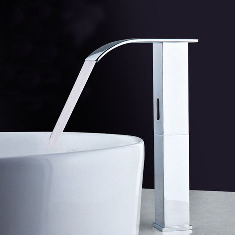 Robinet de lavabo automatique à infrarouge, capteur inductif sans contact, G1/2" (1/5)