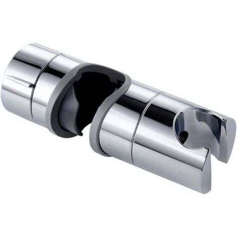 Support de douche 18-25mm de diamètre réglable, support de pomme de douche de remplacement finition chromée, douche de salle de bain (1/4)