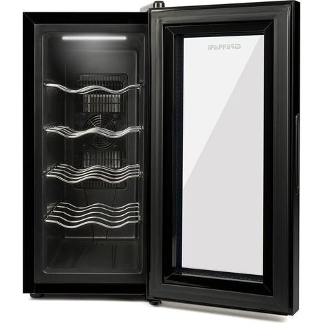 G3 Ferrari RISERVETTA 10 Cantinetta termoelettrica Libera installazione Nero 10 bottiglia /bottiglie