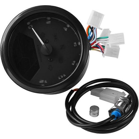 LCD-Motorrad-Tachometer und Drehzahlmesser mit Induktionssensor