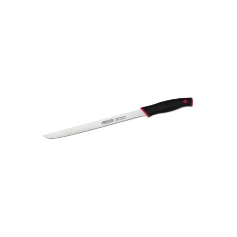 CUCHILLO JAMONERO DÚO - Cuchillo largo, delgado, con hoja flexible y filo liso. Especial para cortar jamón y otras piezas grandes de carne.