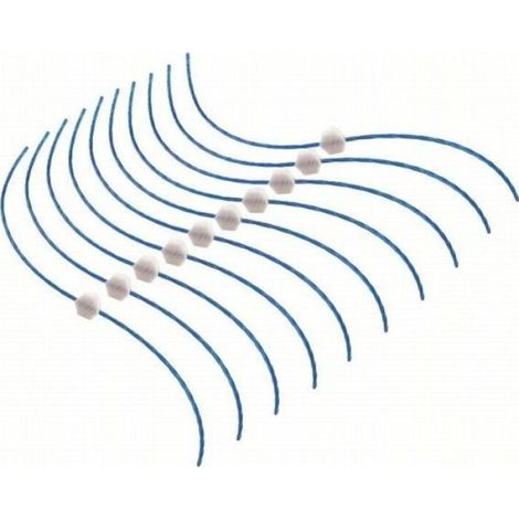 Fil Torsadé - Diamètre 2,4 mm - Pour Taille-Haie Électrique - Lot de 10