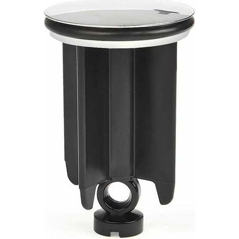 Bonde De Lavabo - Diamètre 40 mm - Hauteur Réglable 7 à 8,6 cm - Pour Évier Cuisine Et Lavabo Salle De Bain - Noir (1/5)