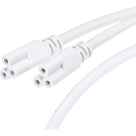 T5 T8 LED Tube Connecteur Câble 50CM Mâle à Mâle Double Extrémité Extension Cordon pour LED Integré Lumière Tube Paquet de 2 (1/5)