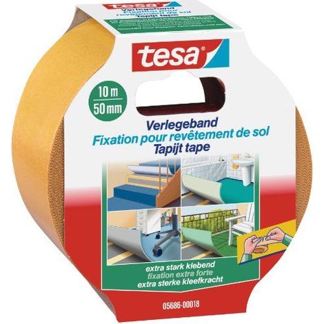 Verlegeband, 10mx50mm extra stark klebend (1/2)
