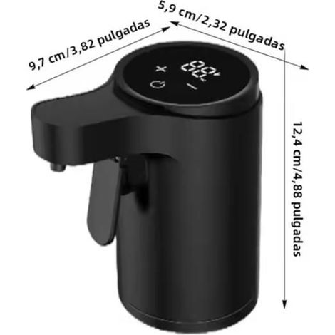 Distributeur de vin noir avec écran tactile, rechargeable USB, pour maison, bar, voyage, camping et fête (1/5)