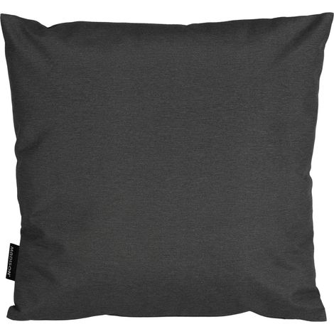 Outdoor Sitzkissen 45x45cm Stuhlkissen Gartenstuhl Sitzauflage Stuhlauflage Deko - anthrazit (1/2)