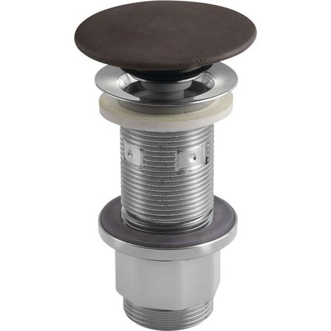 Sapho - Waschtischablauf, ClickClack, dunkelbraun FG915 (1/5)