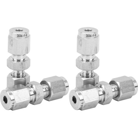 Adaptateur de Réduction en Acier Inoxydable 304, 4 Pièces pour Tubes de Compression Ф3 à Ф4 (1/5)