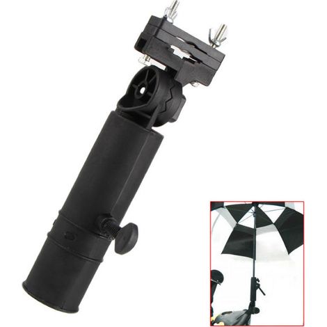 Porte Parapluie Chariot Golf, Support de Parapluie pour Chariot de Golf,Montant de Parapluie Réglable Universel pour Chariot de Golf, Fauteuil Roulant, Chaise de Plage (1/4)