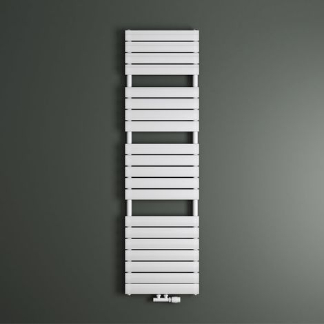 Mai & Mai Termosifone da Parete 180x50cm, Radiatore Scaldasalviette Termoarredo da Bagno Scalda Portasciugamani da Parete e Pavimento in Acciaio, Bianco (1/5)