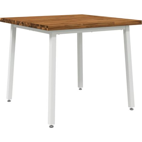 Mesa de Comedor Cuadrada 90 x 90 x 75 cm vidaXL