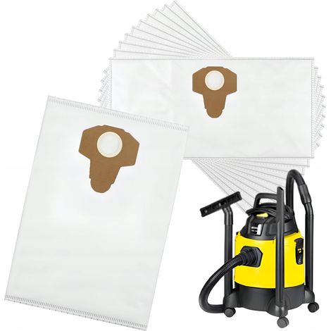 10 sacchetti per aspirapolvere Parkside Pnts PWD PWS 1300 1400 PWD20 A1 PWD12 da 20 litri
