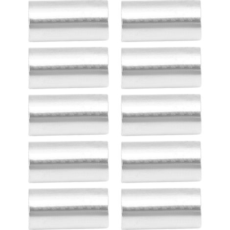 20-teiliges Set runder Kupplungsmuttern M6 x 1,0 10 L20 mm Edelstahl-Innengewinde-Anschlussmuttern für den Innenbereich (1/5)