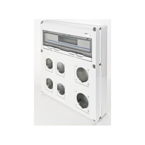 Q-DIN 20M 2PR.63A 4PR.16/32A IP65 GEWISS GW68021N