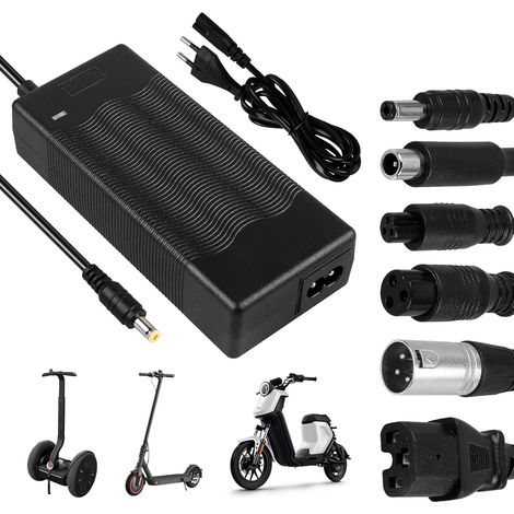 Chargeur Trotinette Electrique 42V 2A - 6 Connecteurs - Batterie 36V - Scooter Hoverboard (1/5)