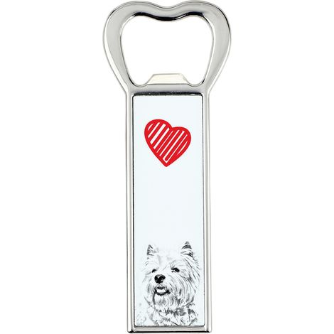 West Highland White Terrier, Westie - apribottiglie con cane, apri frigo personalizzato, regalo unico per uomo di Art-Dog (1/5)
