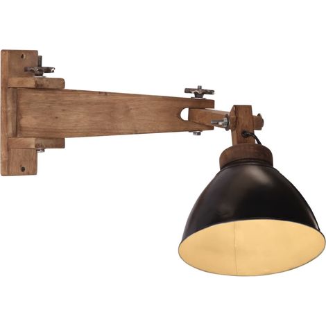 Lampada a Parete 25 W Nera E27 vidaXL (1/5)