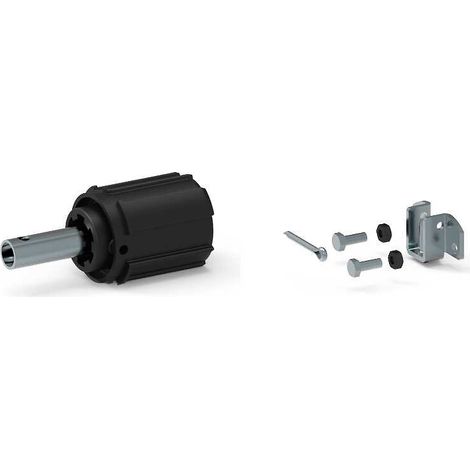 Slid'Up By Mantion – Embout d'axe pour tube ZF 54 – Support inclus – Longueur 94 mm – Tube Ø16 mm – Capacité 8 kg par embout (1/3)
