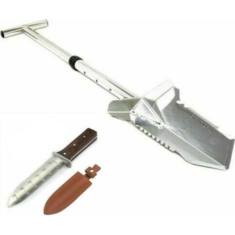Nokta Makro Pala Acciaio Premium Shovel Metal Detector Regolabile + Accessorio - MAK160059