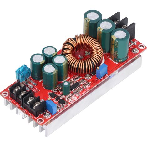 Module DCDC Boost 1200W, Convertisseur Régulateur de Tension Alimentation Réglable, Module Élévateur de Courant Constant (1/5)