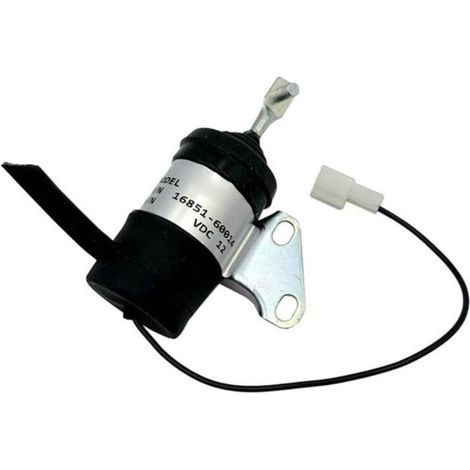Remplacement de l'électrovanne de coupure de carburant 16851-60014 pour Kubota BX2230D, RTV900R, RTV900T, B7410D, BX1500D, BX1800D
