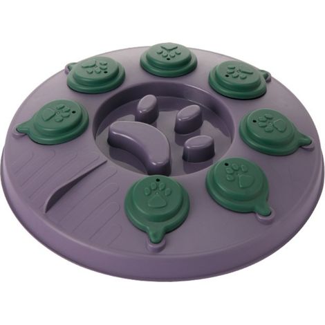 Filiyano-Gamelle anti-glouton pour chiens et animaux de compagnie - labyrinthe rotatif pour une alimentation plus lente, bol en plastique amovible (1/5)