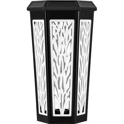 Ortviai Lampe solaire pour extérieur DS019 – LED jardin, lumière chaude ou colorée, panneau monocristallin, IP55 (1/5)