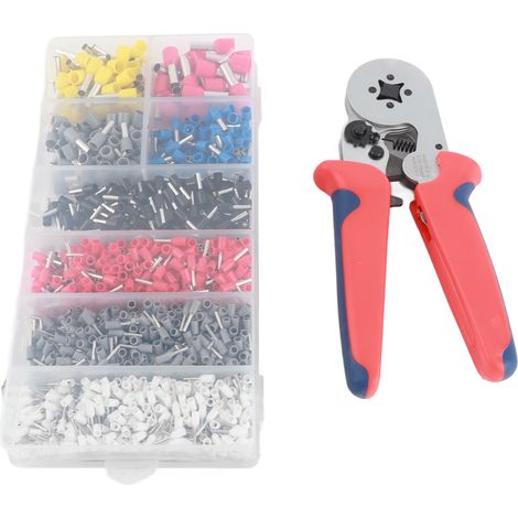 Automatisches Crimpwerkzeug-Set für verchromte AWG 23-7-Kabelklemmen mit 1800 Klemmen (1/4)
