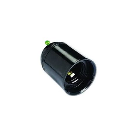 Portalampada in termoplastica Elettrocanali nero e27 4 a. 250 v.