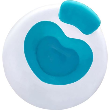 1 pièce Gonflable Portable avec Dossier Chaise de Plage Pliable pour Extérieur Fauteuil Pratique pour Camping et Loisirs (1/4)