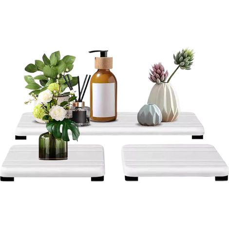 Earth Drying Tray Absorbent Stone Slotted Soap Dish Quick
