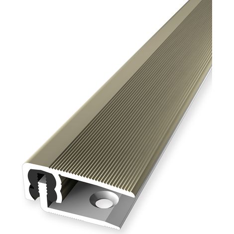 PROVISTON Abschlussprofil Parkettausgleich Breite: 30 mm Höhenausgleich: 7 - 18 mm Länge: 900 mm Aluminiumprofil Sand 1 Stück (1/5)