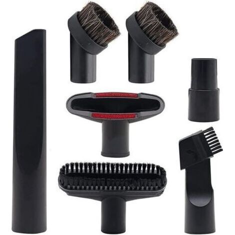 Ensemble d'embouts pour aspirateur 32–35 mm, accessoires pour aspirateur, accessoires universels pour aspirateur, embout pour tissus d'ameublement, embout pour matelas, embout pour fentes, compatible (1/5)