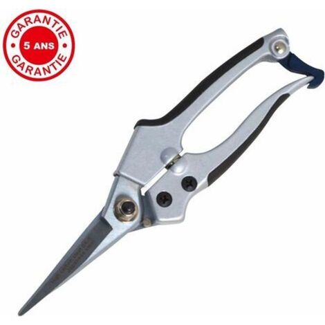 OUTILS PERRIN Sécateur alu lame droite , ergonomique et léger, coupe franche, taillant de qualité (1/5)