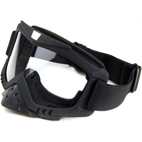 crossbrille schwarz nexone für motocross enduro tt offroad neu (1/5)