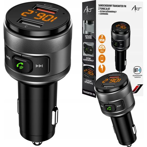 Trasmettitore fm Art fm-57 qc 3.0 bluetooth usb qc 3.0 (1/3)