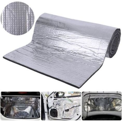 Tapis d’Isolation Acoustique pour Voitures 50x100cm, 10MM Mousse insonorisante insonorisation phonique, étanche Isolation Acoustique de Bruit et insonorisation (1/4)
