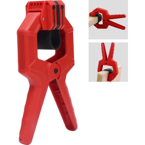 3-Zoll-Seitenfederklemme, robuste und schnell zu bedienende Einhandklemme, einfach zu befestigende Klemme für Modelle mit A-förmiger Seitenklemme für die Holzbearbeitung. (1/5)