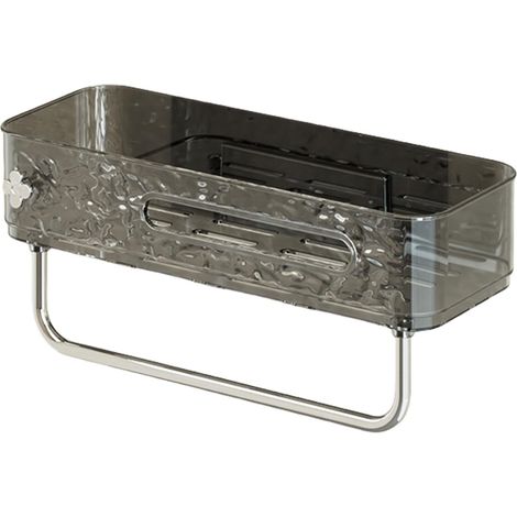 Estante multifuncional para ducha sin necesidad de taladrar - Estante de baño de pared - Accesorio para el hogar para inquilinos y aficionados.