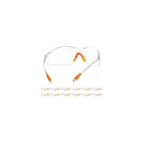 Lunettes de sécurité, lot de 12, verres transparents antibuée. Lunettes de sécurité pour le jardinage, les travaux de laboratoire et le cyclisme. (1/5)