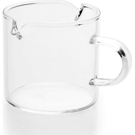 Verres à shot, accessoires pour expresso, becs verseurs doubles, tasse à lait en verre transparent (verre transparent - 1 pièce) (1/4)