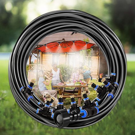 Kit di nebulizzazione a microflusso per esterni, ideale per il patio. (1/5)