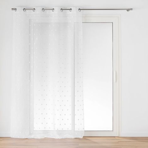 Rideau de fenêtre avec pompons, 140 x 240 cm, POMPINOU (1/5)