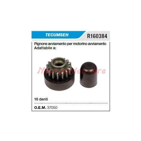 Pignone avviamento TECUMSEH trattorino tagliaerba rasaerba R160384 37050
