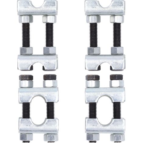 GARRYFIZH Lot de 100 mini compresseurs à ressort hélicoïdal, entretoises réglables bidirectionnelles, outil de réglage d'amortisseur en acier au carbone